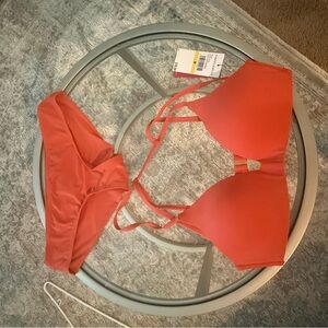 Vince Camuto Persimmon Bikini Top nwt